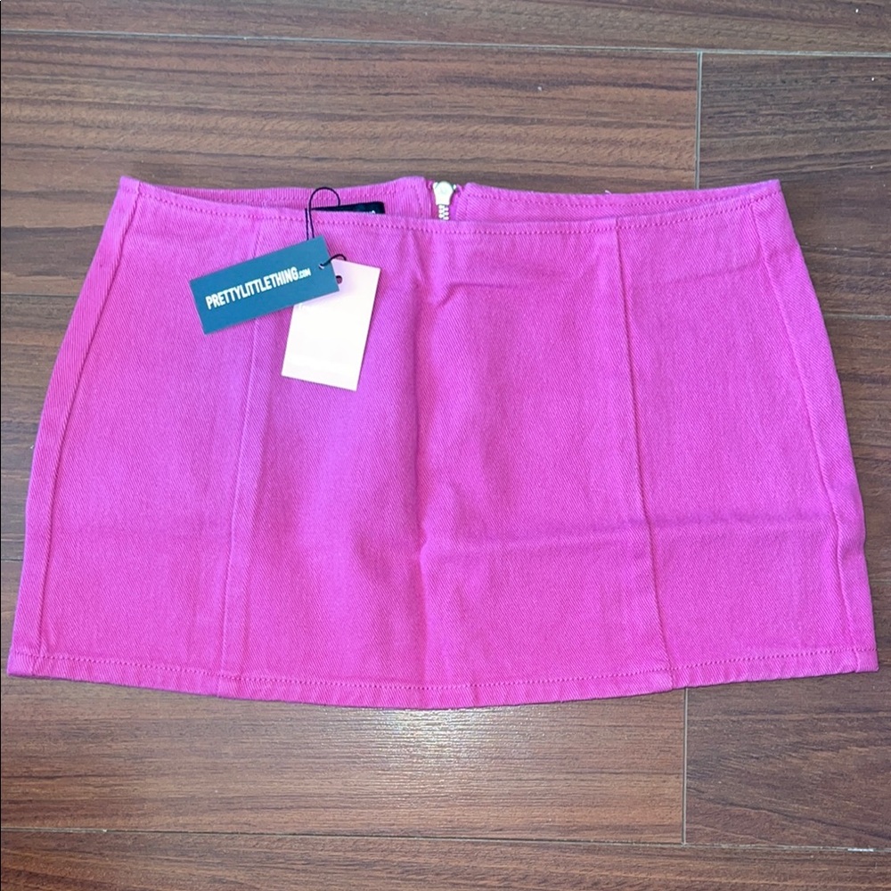 PrettyLittleThing Pink Mini Skirt